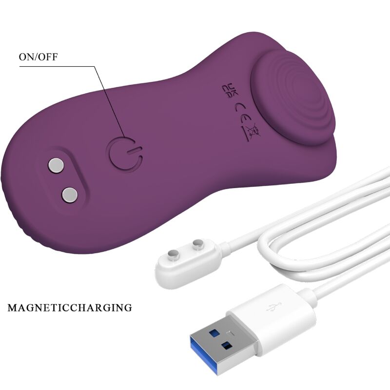 Masseur clitoridien vibrant télécommandé 10 modes — PRETTY LOVE