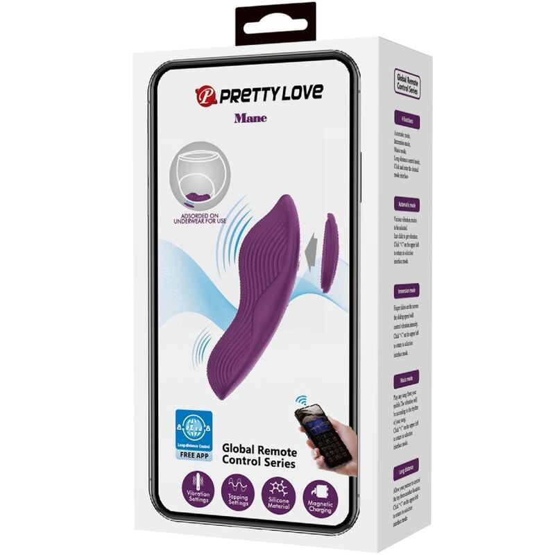 Masseur clitoridien vibrant télécommandé 10 modes — PRETTY LOVE