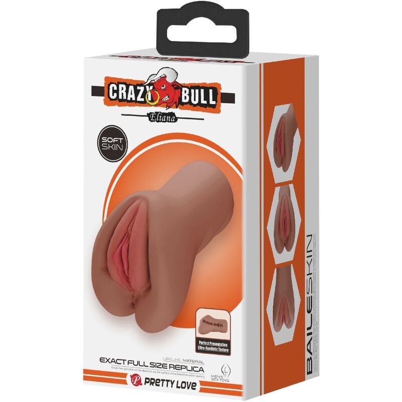 Masturbateur double réaliste vagin et anus — CRAZY BULL