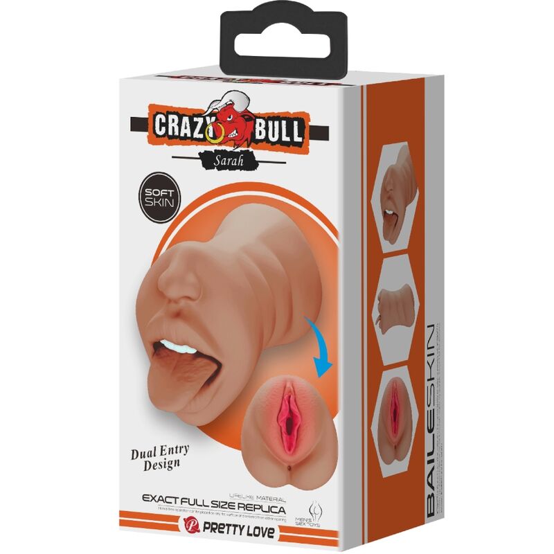Masturbateur double bouche et vagin — CRAZY BULL