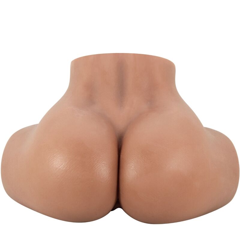 Masturbador de entrada dupla realista com vibrador — CRAZY BULL