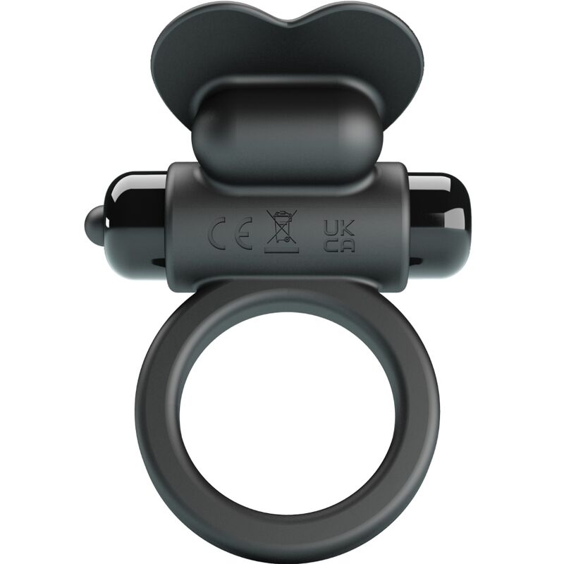 Bague vibrante rabbit avec stimulateur clitoridien — PRETTY LOVE