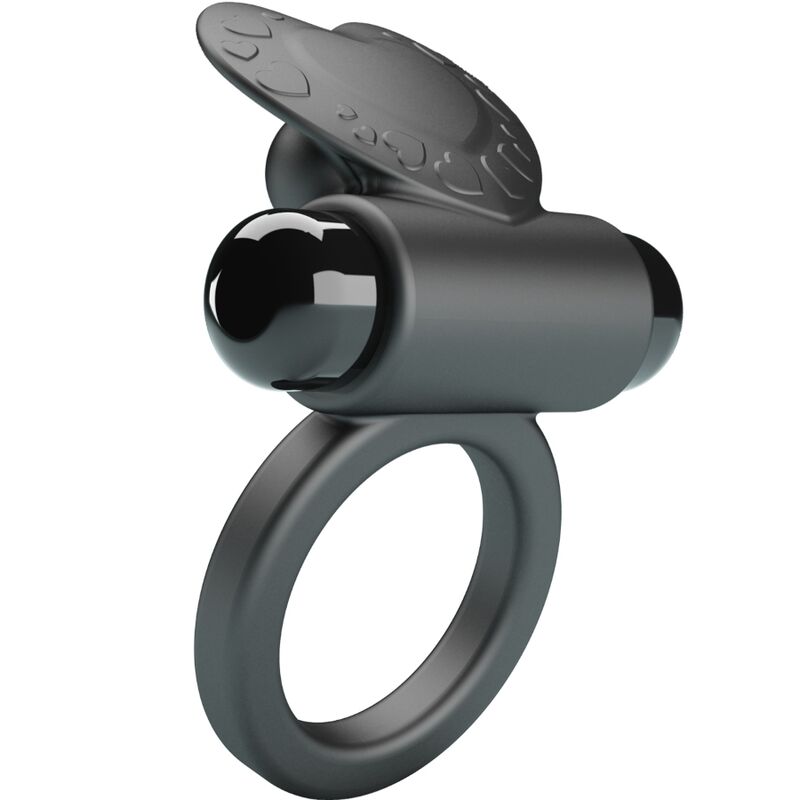 Bague vibrante rabbit avec stimulateur clitoridien — PRETTY LOVE