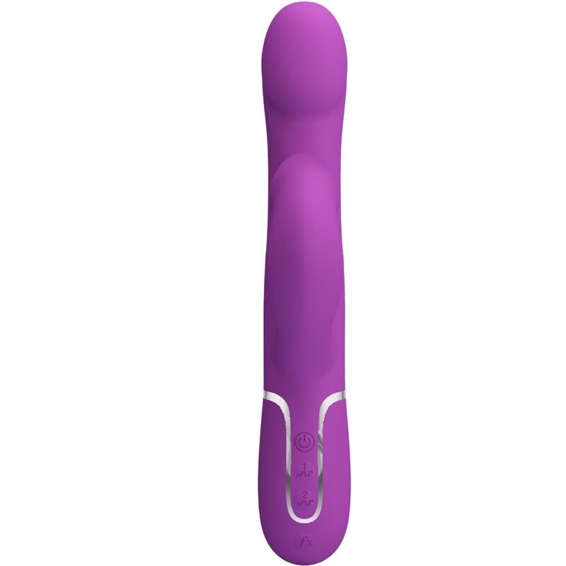 Vibrateur et stimulateur multifonction 4 en 1 violet — PRETTY LOVE