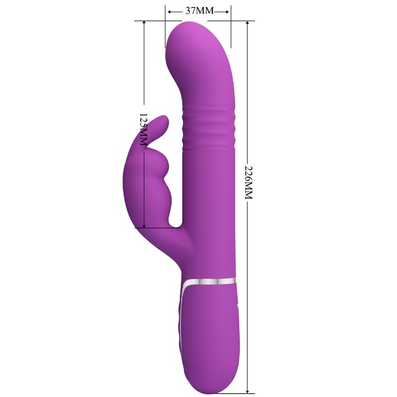 Vibrateur lapin multifonction 4 en 1 violet — PRETTY LOVE