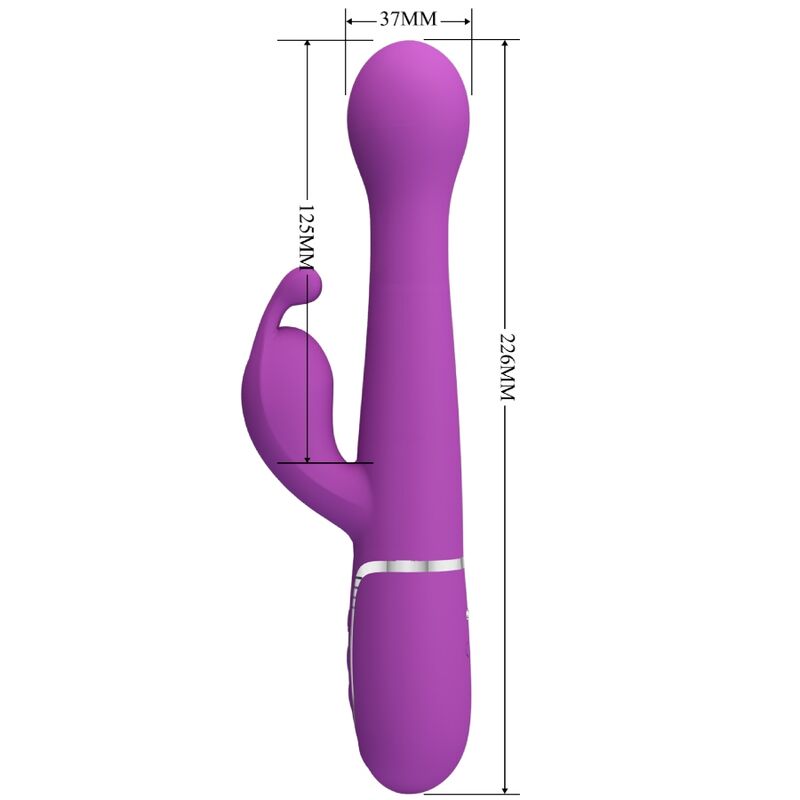Lapin vibrant multifonction 3 en 1 — PRETTY LOVE