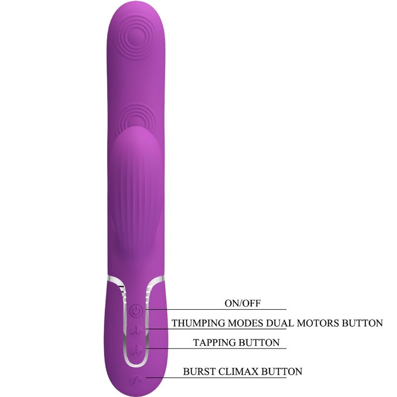 Vibrateur lapin multifonction 3-en-1 — PRETTY LOVE