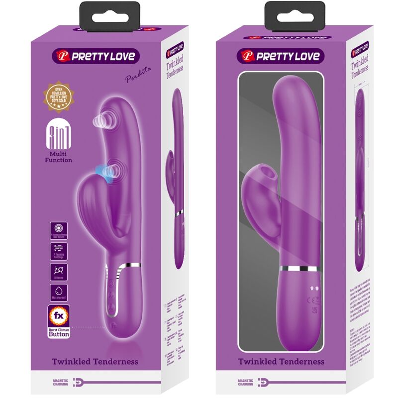 Vibrateur lapin multifonction 3-en-1 — PRETTY LOVE