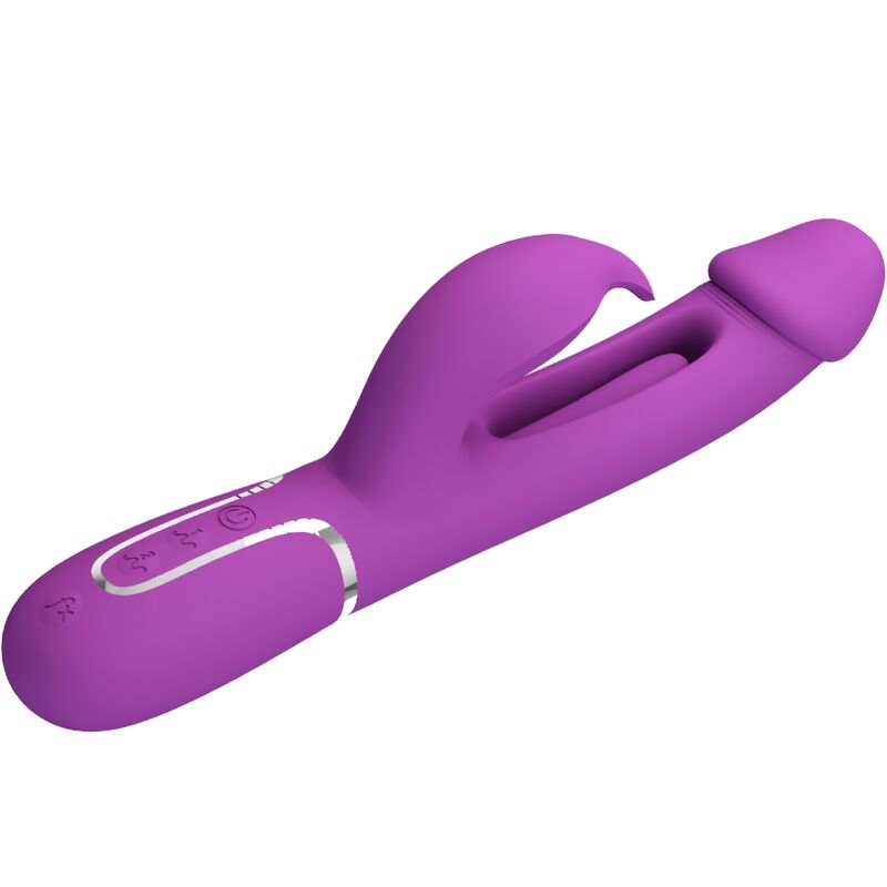 Vibromasseur lapin 3-en-1 à double moteur — PRETTY LOVE