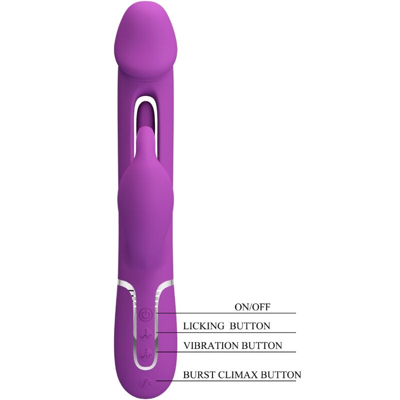 Vibromasseur lapin 3-en-1 à double moteur — PRETTY LOVE