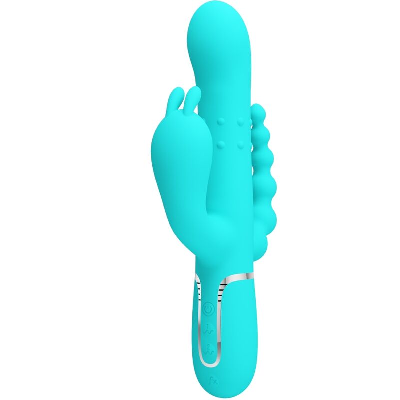 Vibromasseur rabbit triple stimulation 4 en 1 — PRETTY LOVE