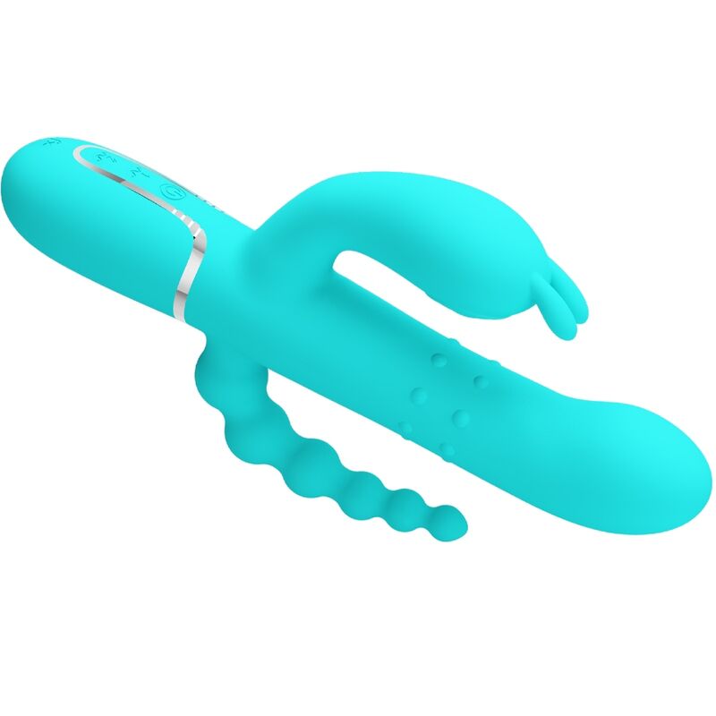 Vibromasseur rabbit triple stimulation 4 en 1 — PRETTY LOVE