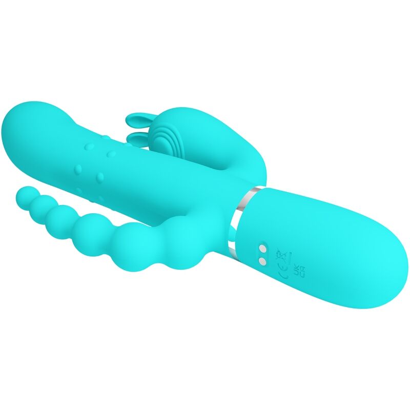 Vibromasseur rabbit triple stimulation 4 en 1 — PRETTY LOVE