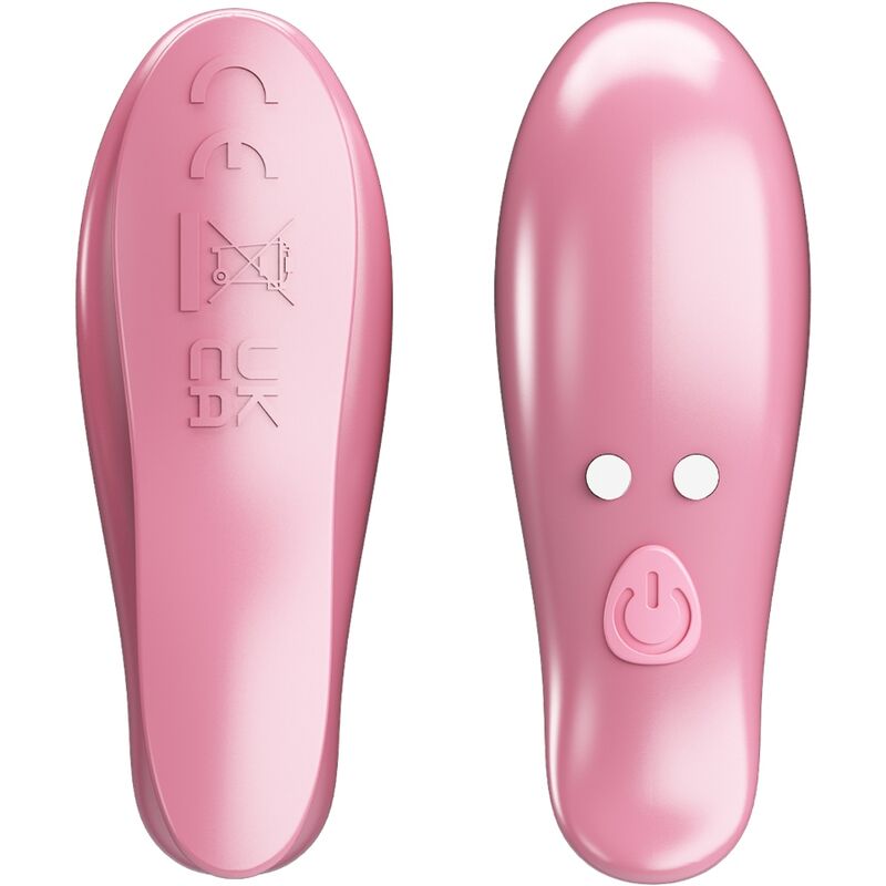 Pinces à tétons vibrantes télécommandées rose — PRETTY LOVE