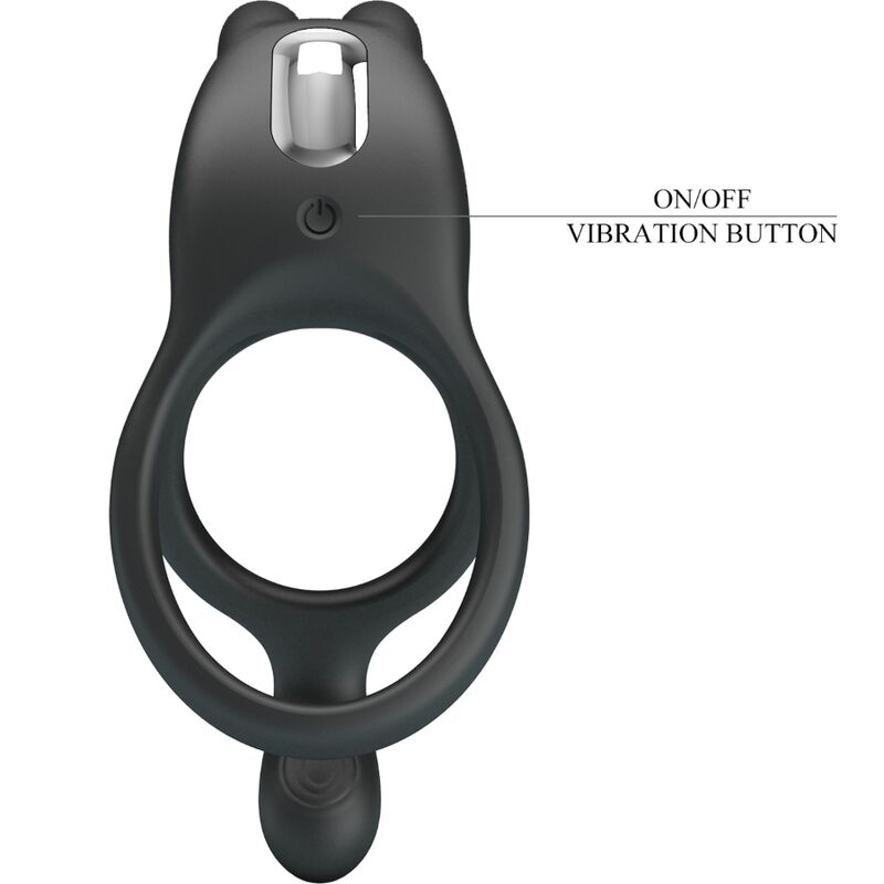 Double anneau vibrant lapin 7 vibrations — PRETTY LOVE