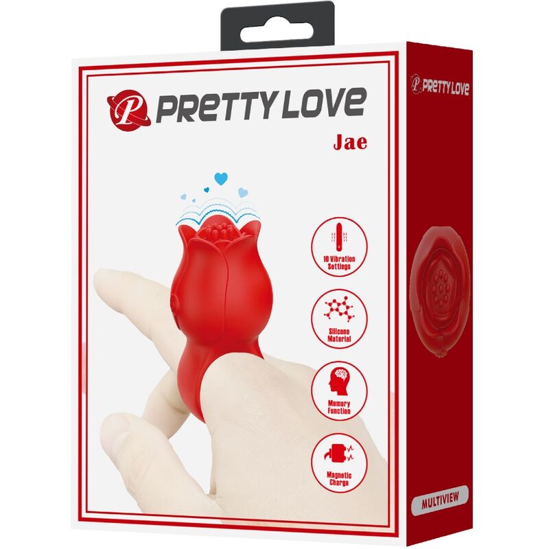 Ultra-weicher digitaler Rosenvibrator 10 Modi — PRETTY LOVE