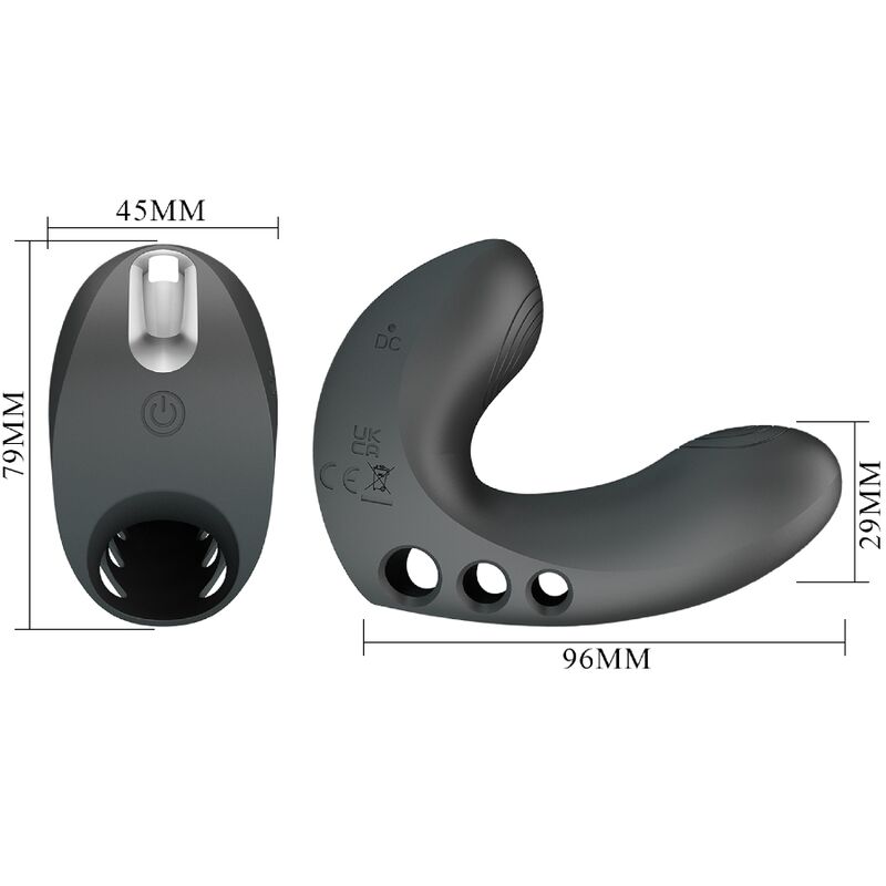 Vibrateur doigt camélia 7 vibrations rechargeable — PRETTY LOVE