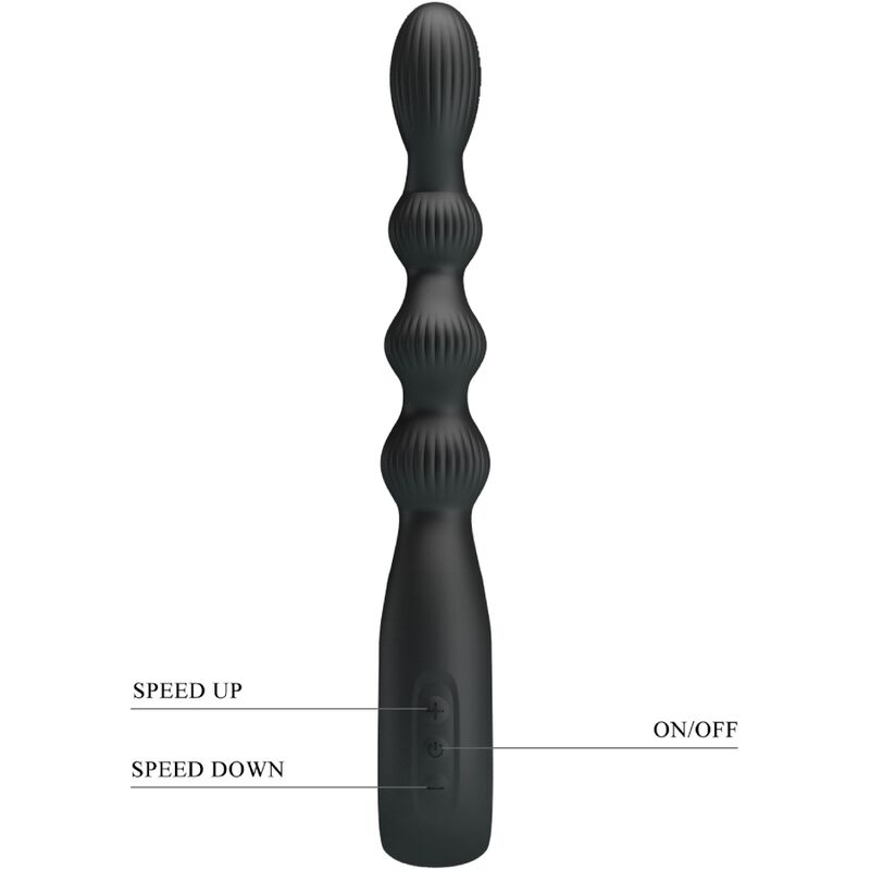 Vibrateur anal flexible rechargeable 12 vibrations — PRETTY LOVE