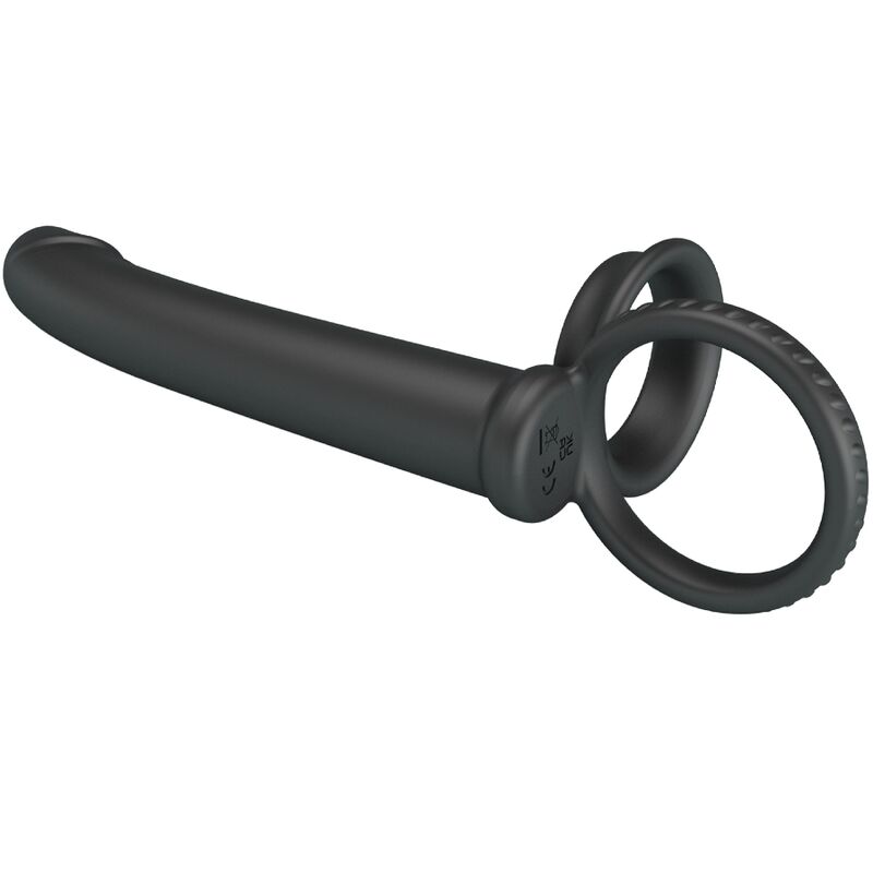 Double anneau pénien vibrant à double stimulation — PRETTY LOVE PARTY UP