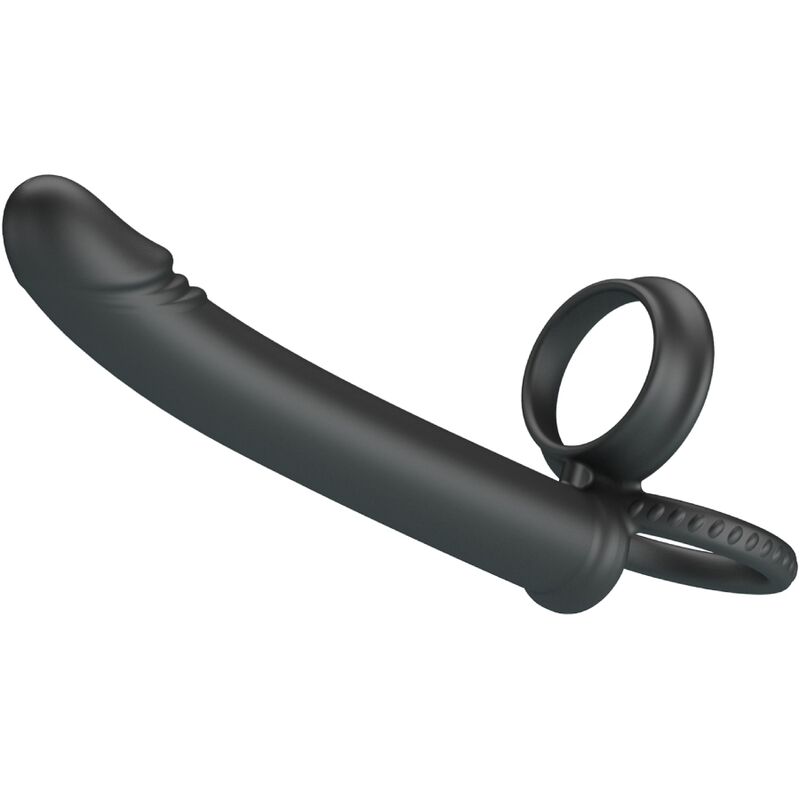Double anneau pénien vibrant à double stimulation — PRETTY LOVE PARTY UP
