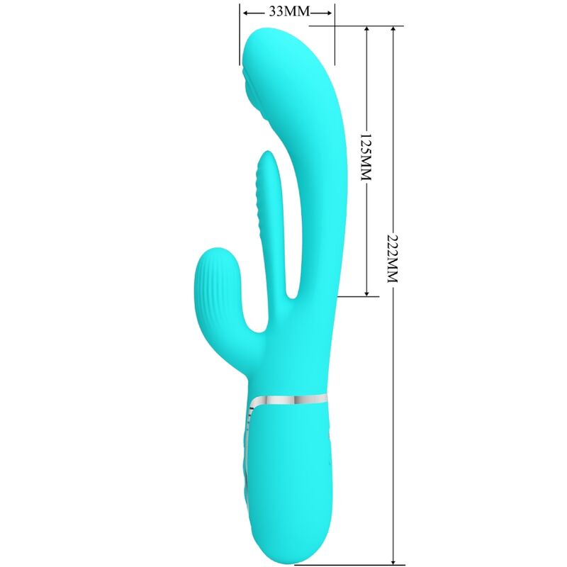 Vibromasseur rabbit multifonction 3 en 1 — PRETTY LOVE PARTY UP
