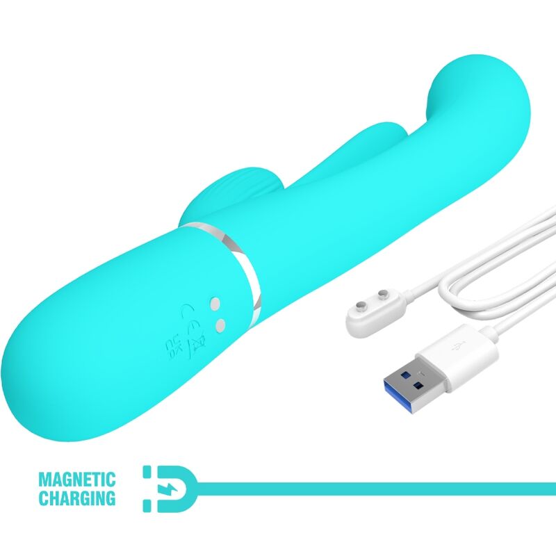Vibromasseur rabbit multifonction 3 en 1 — PRETTY LOVE PARTY UP