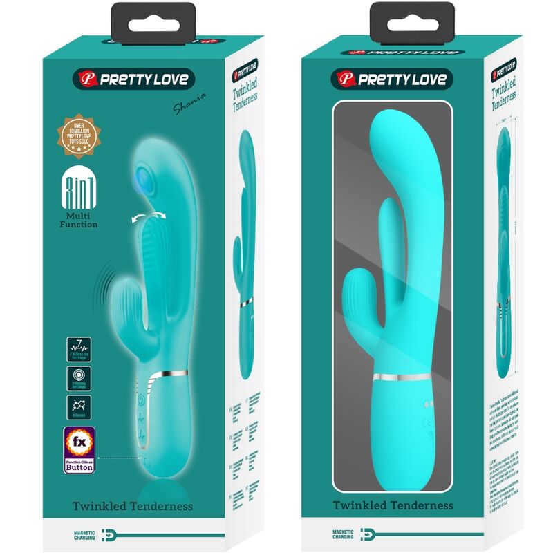 Vibromasseur rabbit multifonction 3 en 1 — PRETTY LOVE PARTY UP
