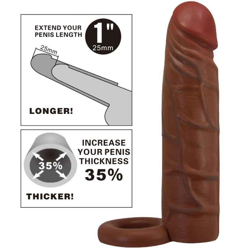 Anneau pénien avec plug anal vibrant — PRETTY LOVE