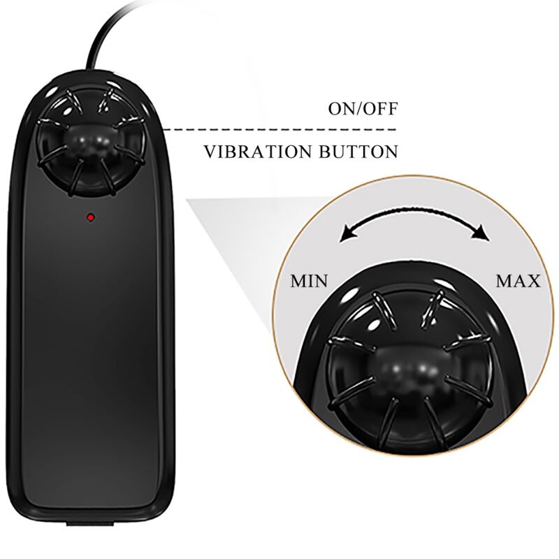 Vibrateur réaliste incurvé Bahamut 21,8 cm — BAILE