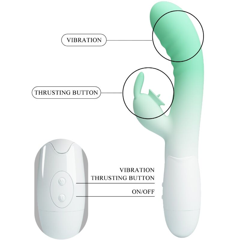 Vibromasseur lapin 30 vibrations — PRETTY LOVE