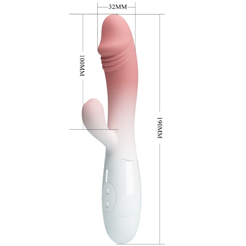 Vibrateur rabbit 30 vibrations rose — PRETTY LOVE