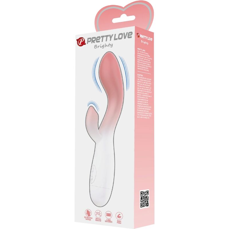 Vibrateur point G lumineux et stimulateur clitoridien — PRETTY LOVE