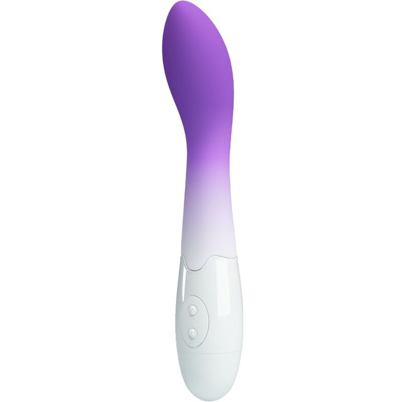 Vibrateur point g incurvé 30 vibrations violet — PRETTY LOVE