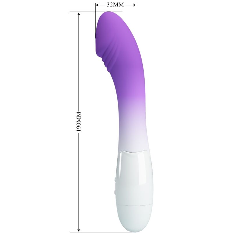Vibrateur point G incurvé 30 vibrations — PRETTY LOVE