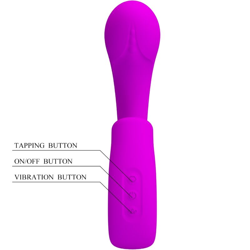 Dual-stimulation G-spot & clitoris vibrator 10 vibrations — PRETTY LOVE