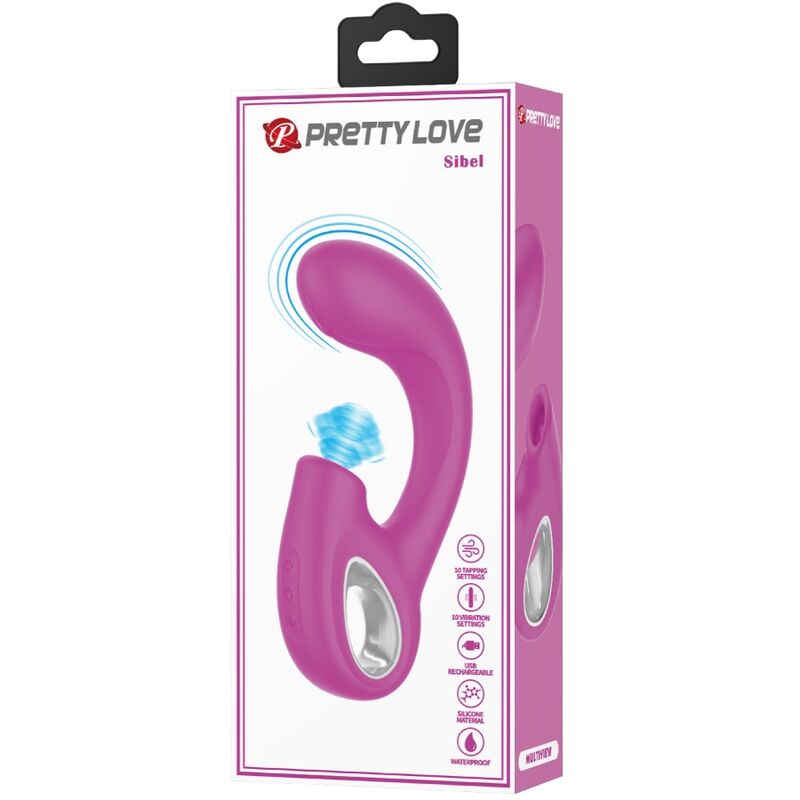 Dual-stimulation G-spot & clitoris vibrator 10 vibrations — PRETTY LOVE