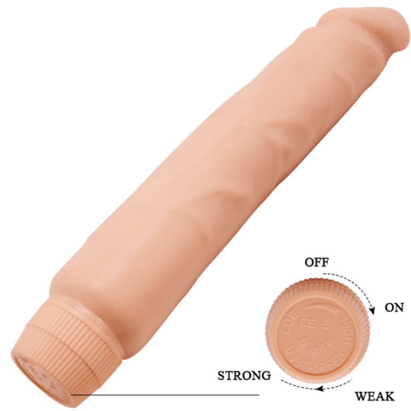 Vibrateur réaliste texturé 26 cm — BAILE