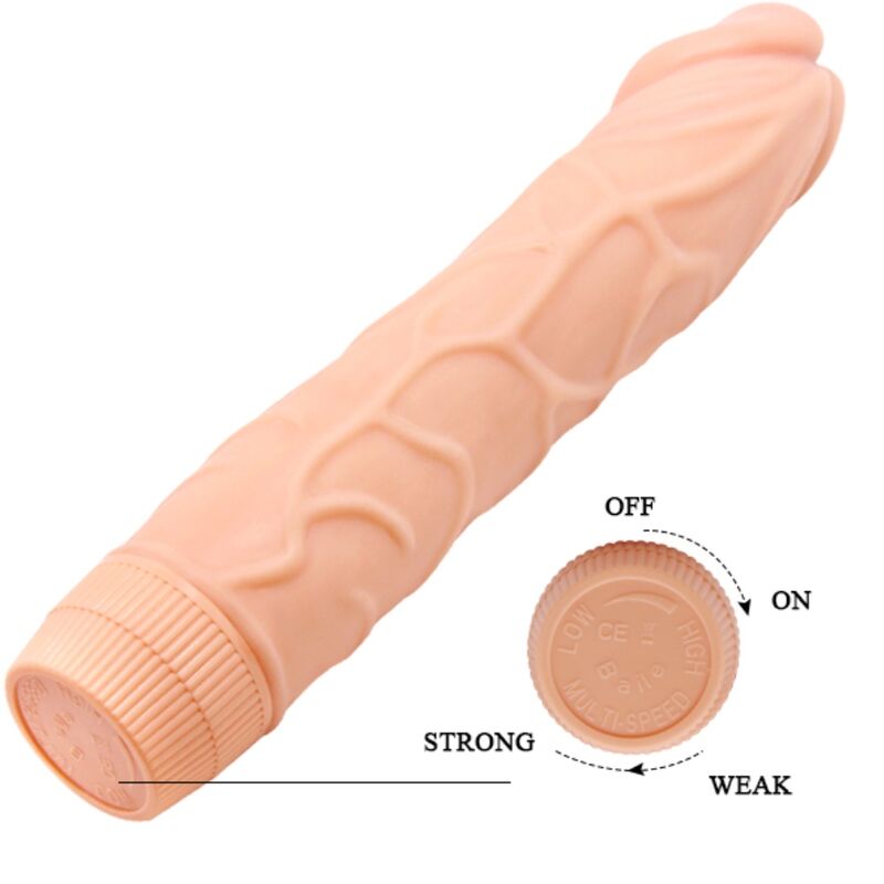 Vibrateur réaliste vibrant Bob 22,5 cm — BAILE