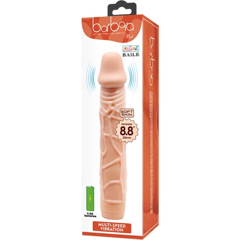Vibrateur réaliste vibrant Bob 22,5 cm — BAILE