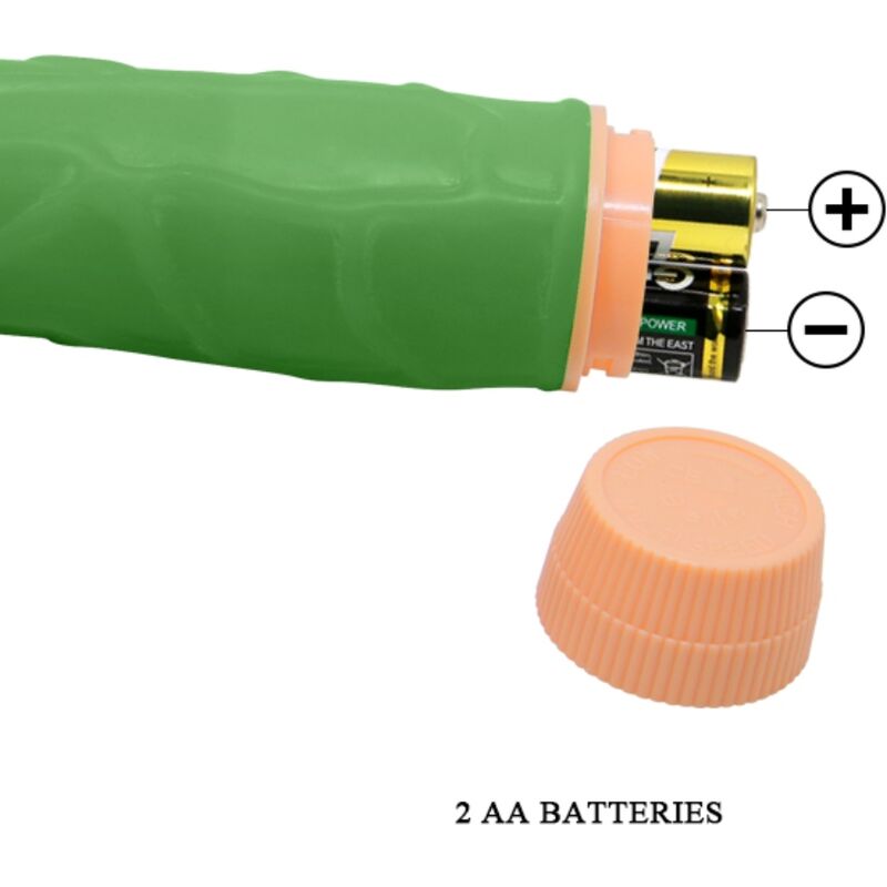 Vibrateur réaliste Bill 22,5 cm vert — BAILE