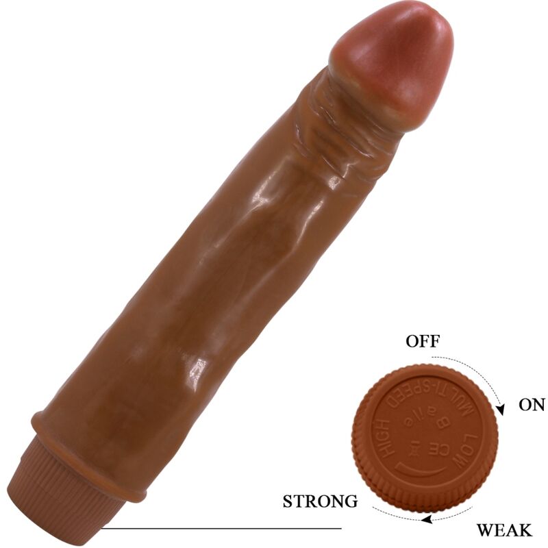 Vibrateur réaliste nain 21 cm teinte naturelle — BAILE