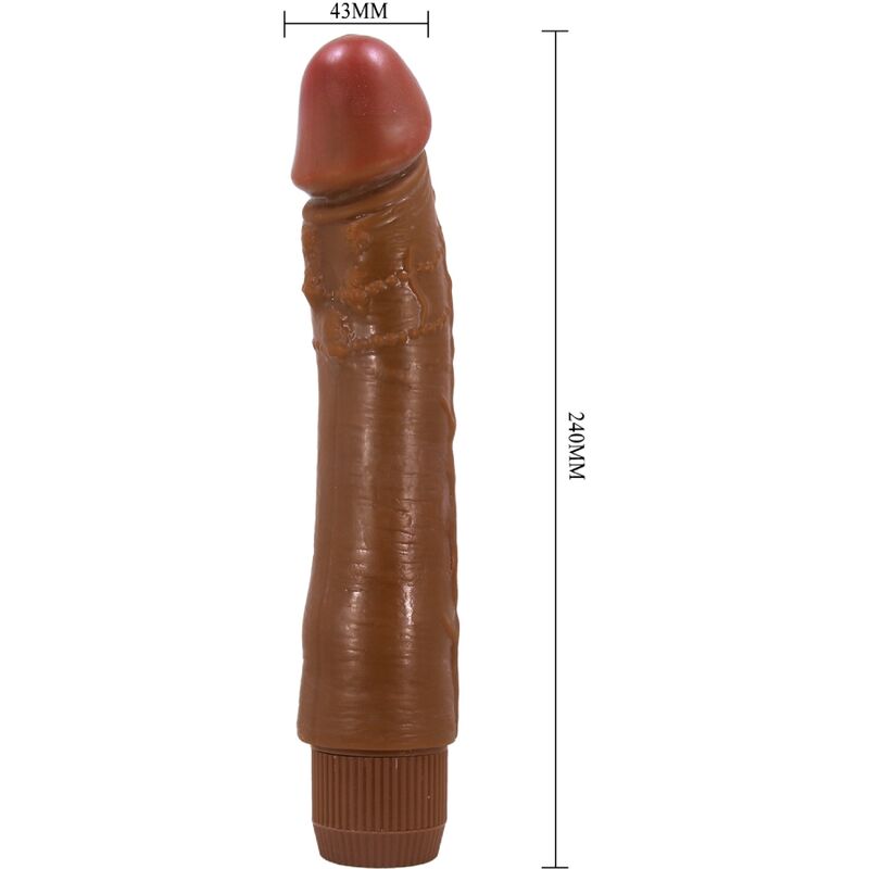 Vibrateur réaliste Dybbuk 24 cm teinte naturelle — BAILE