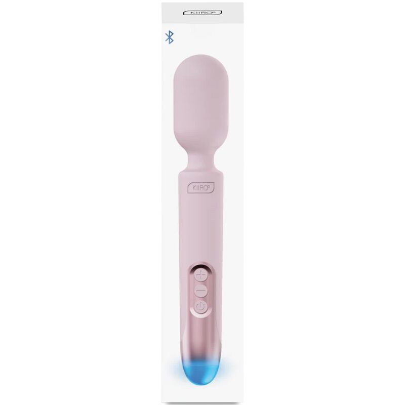 Vibromasseur baguette connecté rose — KIIROO