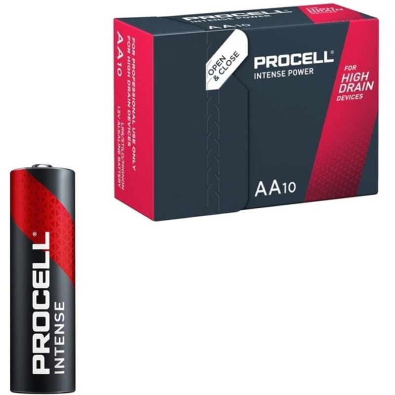 Piles alcalines AA Intense Power lot de 10 — PROCELL