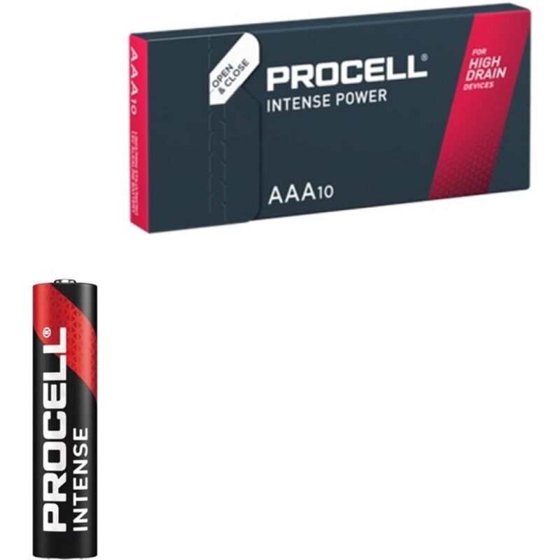 Piles alcalines AAA Intense Power – PROCELL