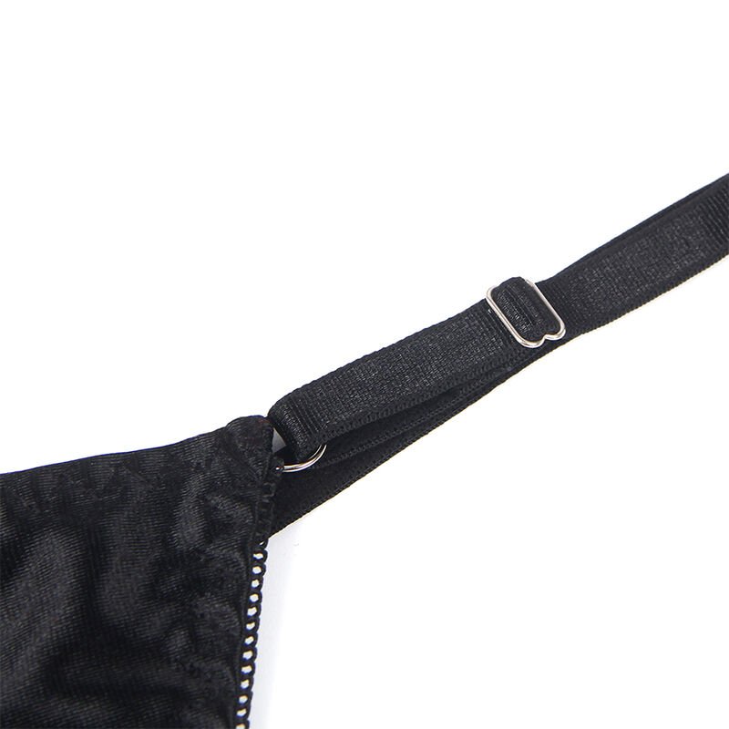 Ensemble lingerie noir à nœud réglable — SUBBLIME SETS