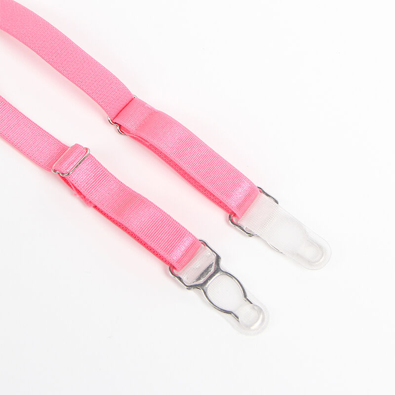 Conjunto sutiã e ligas de renda rosa — SUBBLIME SETS