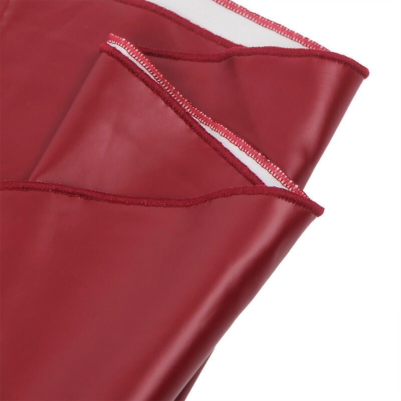 Camicetta da notte in similpelle bordeaux con spalline regolabili — SUBBLIME DRESSES