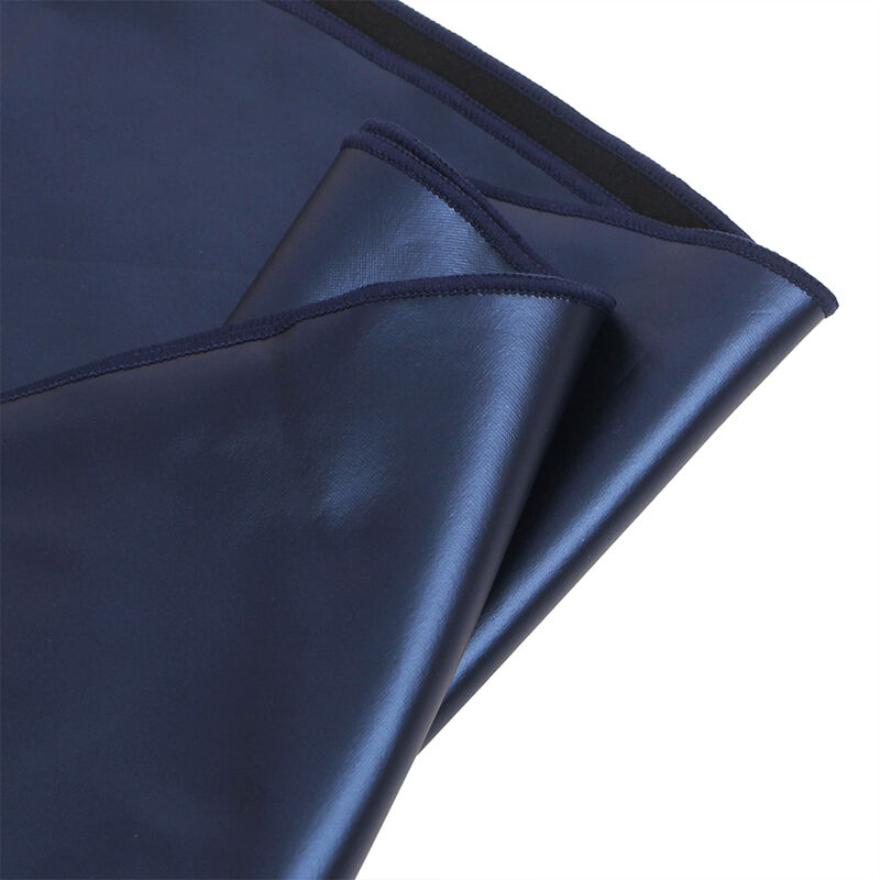 Chemise de nuit à bretelles en cuir bleu — SUBBLIME DRESSES