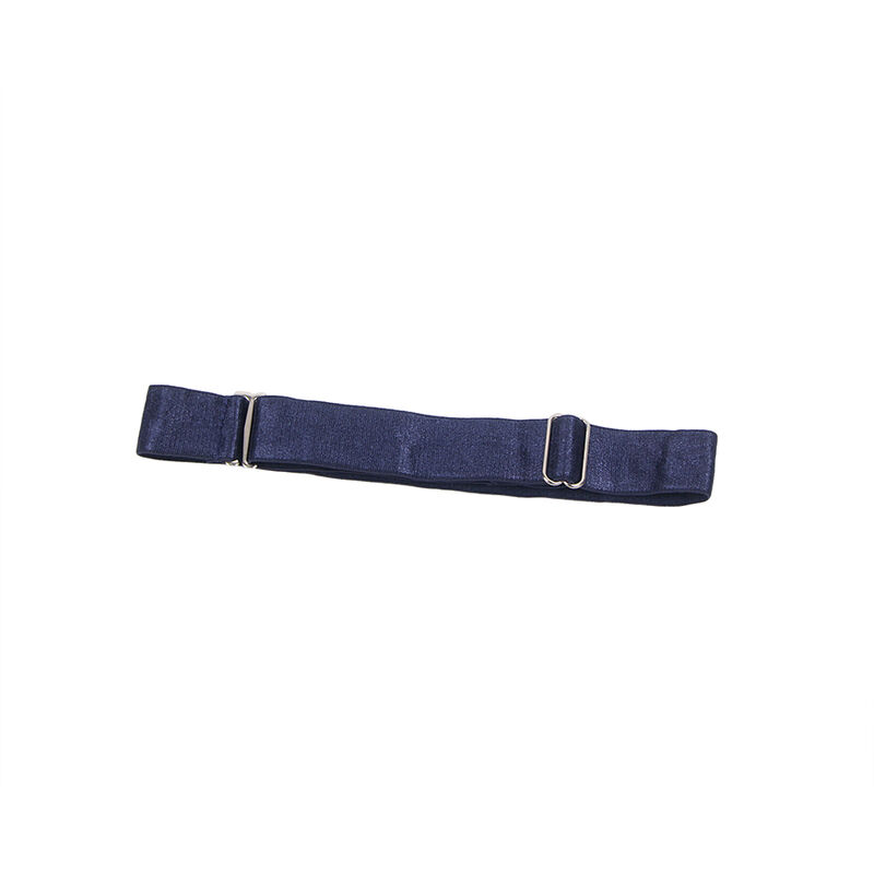 Chemise de nuit à bretelles en cuir bleu — SUBBLIME DRESSES